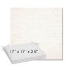 Picture of Litchfield Snow | Sunbrella® 17" x 17" Outdoor Dining Cushion