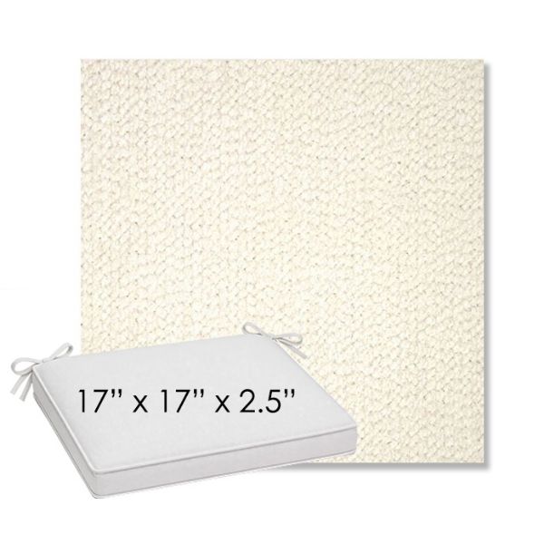 Picture of Margo Snow | Sunbrella® 17" x 17" Outdoor Dining Cushion