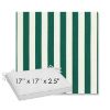 Picture of Mason Forest Green | Sunbrella® 17" x 17" Outdoor Dining Cushion