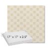Picture of Mend Saffron | Sunbrella® 17" x 17" Outdoor Dining Cushion