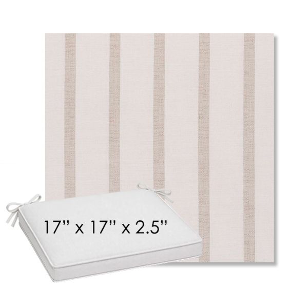 Picture of Mixi Linen | Sunbrella® 17" x 17" Outdoor Dining Cushion