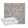 Picture of Namibia Grey | Sunbrella® 17" x 17" Outdoor Dining Cushion