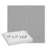 Picture of Natte Grey Chine | Sunbrella® 17" x 17" Outdoor Dining Cushion