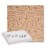 Picture of Nema Peachwood | Sunbrella® 17" x 17" Outdoor Dining Cushion