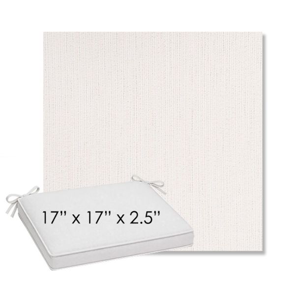 Picture of Nova Parchment | Sunbrella® 17" x 17" Outdoor Dining Cushion