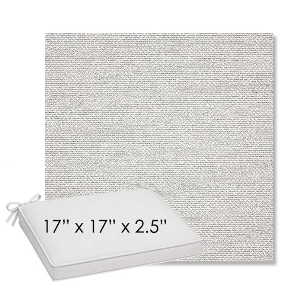 Picture of Nurture Pebble | Sunbrella® 17" x 17" Outdoor Dining Cushion