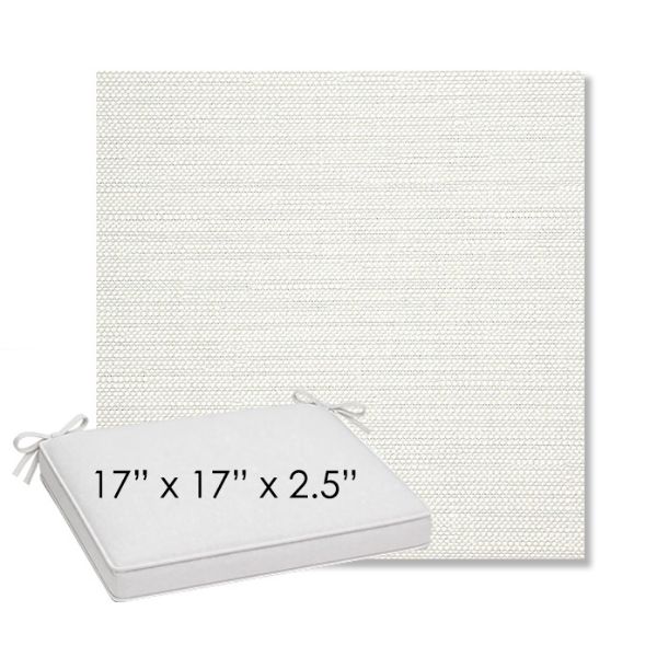 Picture of Piazza Cloud | Sunbrella® 17" x 17" Outdoor Dining Cushion