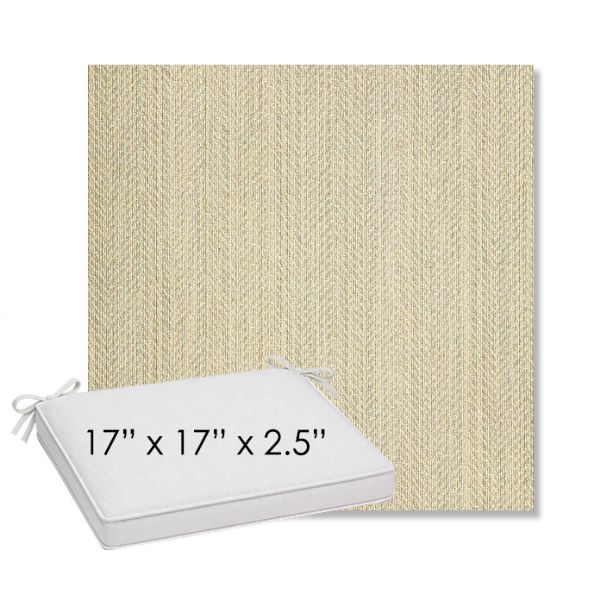 Picture of Posh Dove | Sunbrella® 17" x 17" Outdoor Dining Cushion
