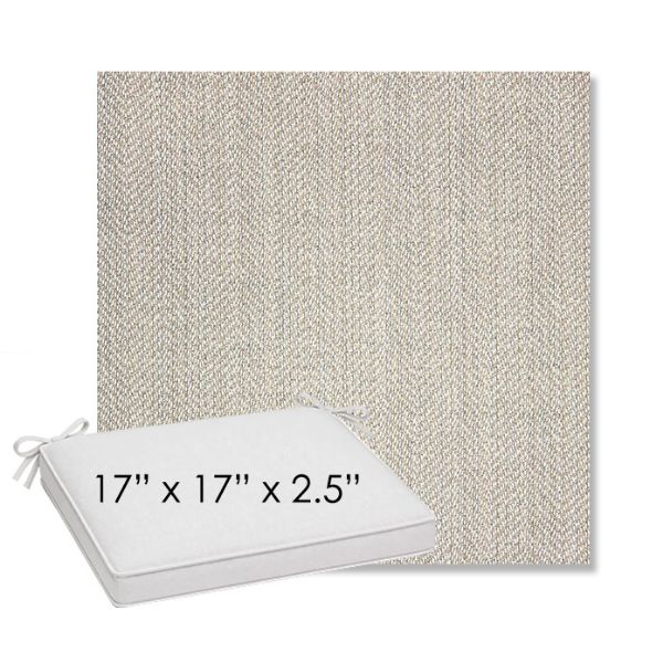 Picture of Posh Pebble | Sunbrella® 17" x 17" Outdoor Dining Cushion