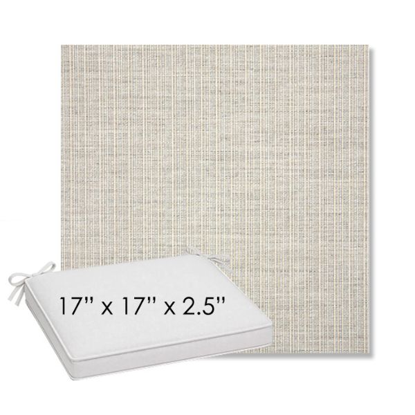 Picture of Proven Dove | Sunbrella® 17" x 17" Outdoor Dining Cushion