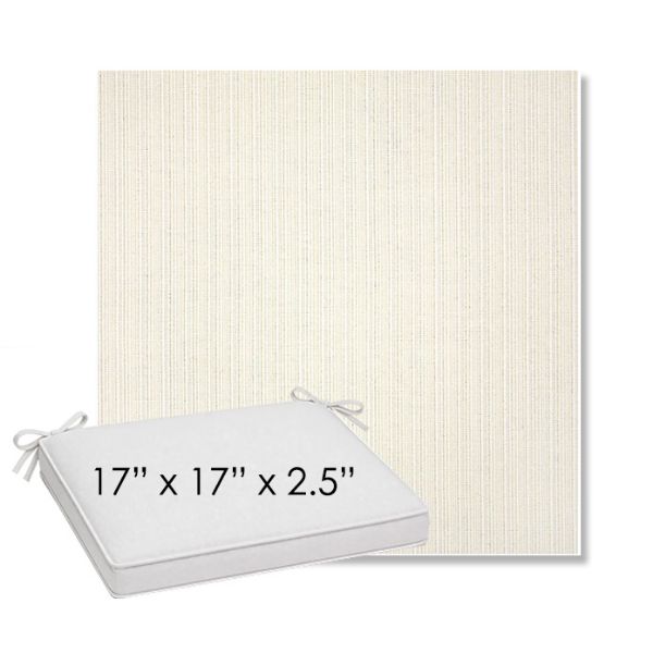 Picture of Proven Ivory | Sunbrella® 17" x 17" Outdoor Dining Cushion