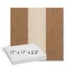 Picture of Rothko Latte | Sunbrella® 17" x 17" Outdoor Dining Cushion