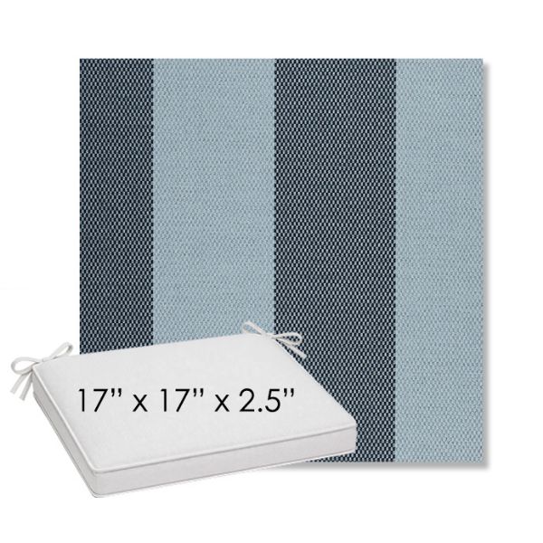 Picture of Rothko Oceanfront | Sunbrella® 17" x 17" Outdoor Dining Cushion
