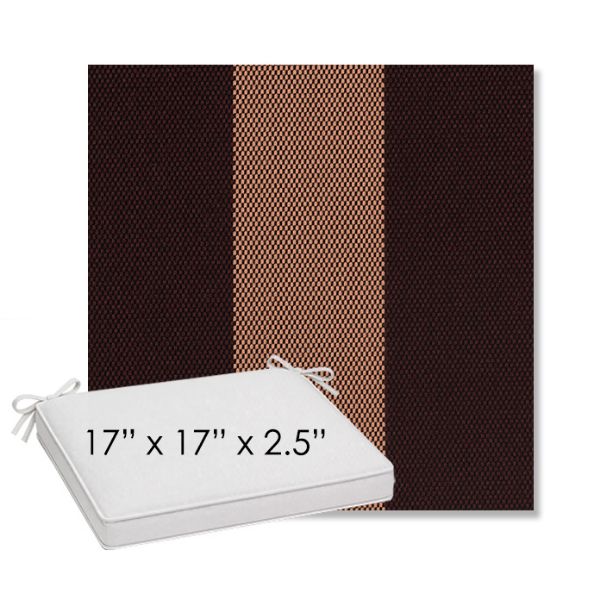 Picture of Rothko Sangria | Sunbrella® 17" x 17" Outdoor Dining Cushion