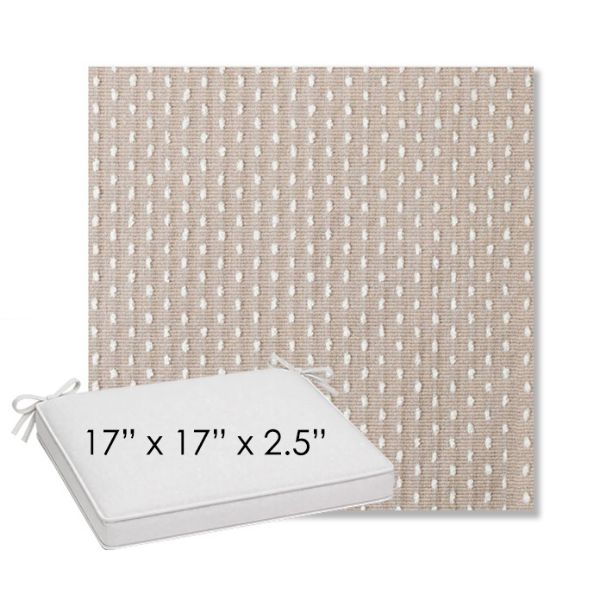 Picture of Royale Silk | Sunbrella® 17" x 17" Outdoor Dining Cushion