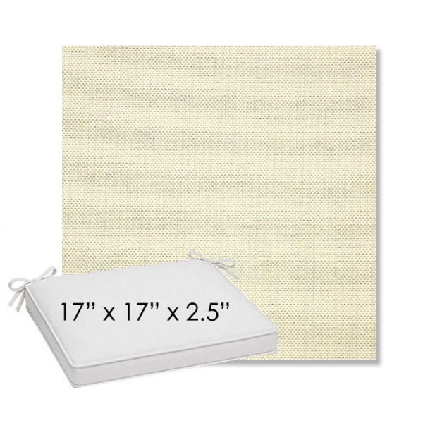 Picture of Sailcloth Sailor | Sunbrella® 17" x 17" Outdoor Dining Cushion