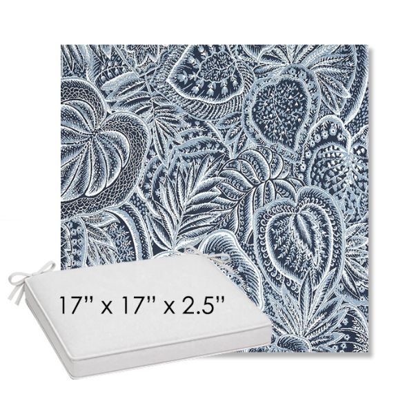 Picture of Sensibility Harbor | Sunbrella® 17" x 17" Outdoor Dining Cushion