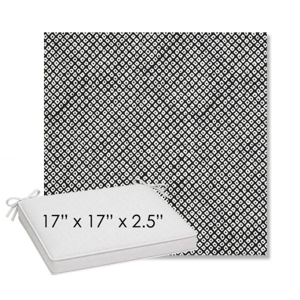 Picture of Shibori Classic | Sunbrella® 17" x 17" Outdoor Dining Cushion