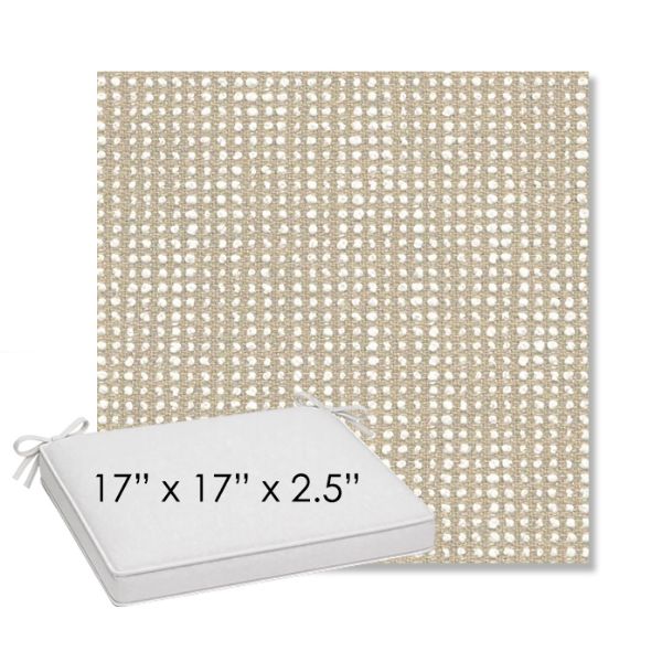 Picture of Slow Farafra | Sunbrella® 17" x 17" Outdoor Dining Cushion