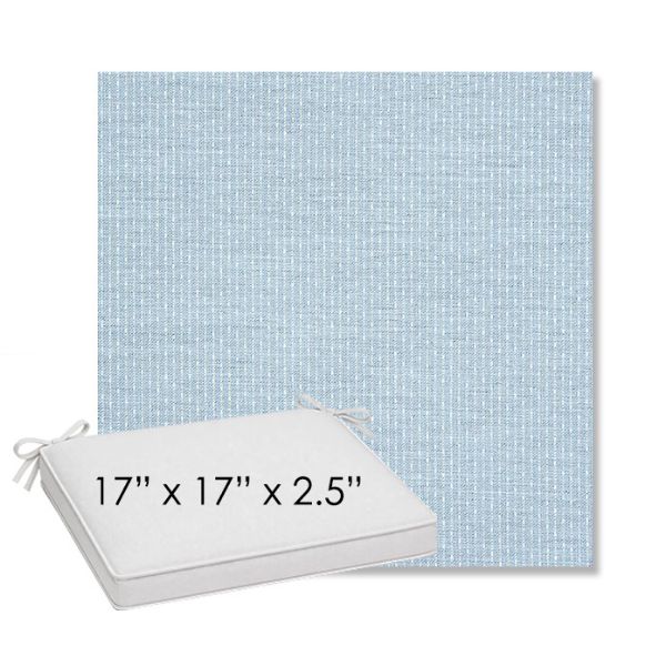 Picture of Solo Ocean | Sunbrella® 17" x 17" Outdoor Dining Cushion