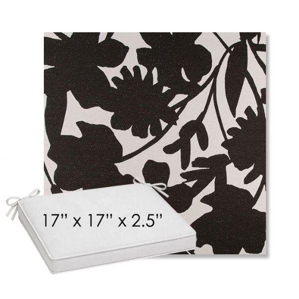 Picture of Sonny Flower Power | Sunbrella® 17" x 17" Outdoor Dining Cushion