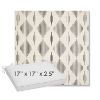 Picture of Spinner Diamond Onyx | Sunbrella® 17" x 17" Outdoor Dining Cushion