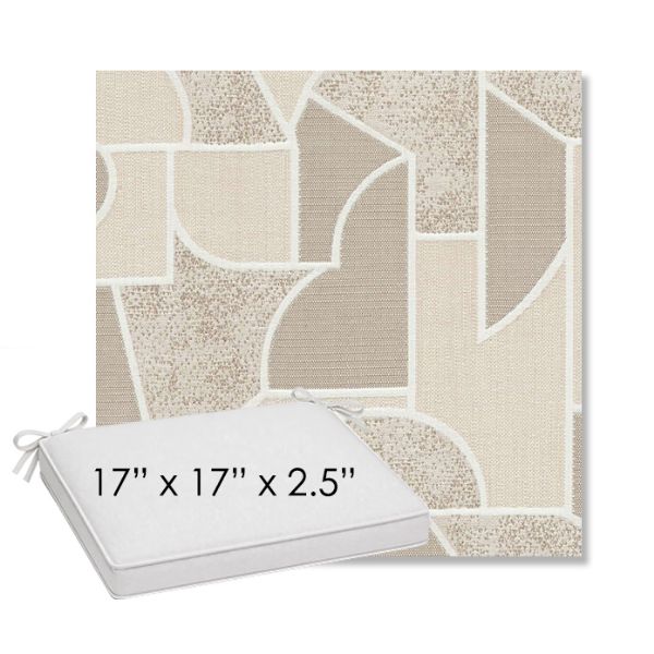 Picture of Territory Alum | Sunbrella® 17" x 17" Outdoor Dining Cushion