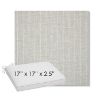 Picture of Ticking Fog | Sunbrella® 17" x 17" Outdoor Dining Cushion
