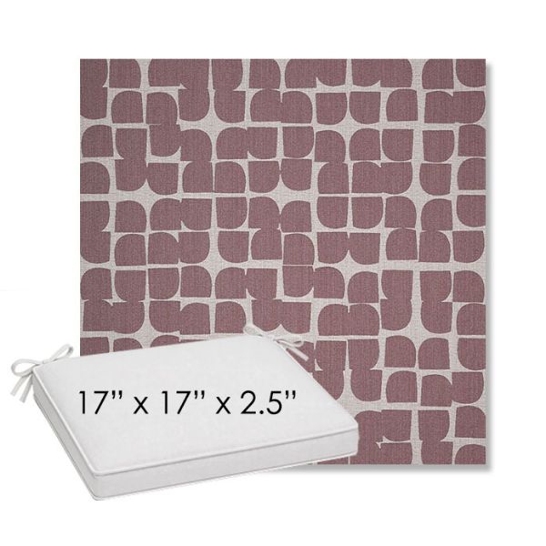 Picture of Toggle Aster | Sunbrella® 17" x 17" Outdoor Dining Cushion