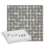 Picture of Toggle Greystone | Sunbrella® 17" x 17" Outdoor Dining Cushion