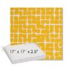 Picture of Toggle Lemon Drop | Sunbrella® 17" x 17" Outdoor Dining Cushion