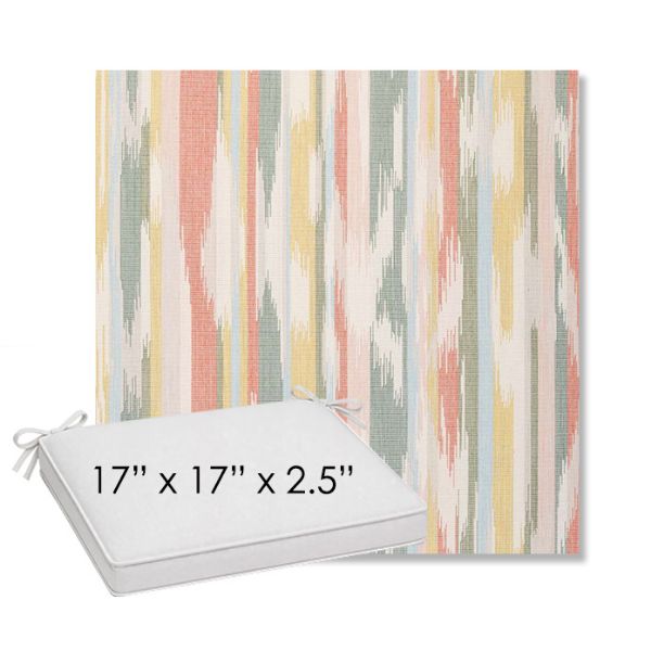 Picture of Transformation Garden | Sunbrella® 17" x 17" Outdoor Dining Cushion