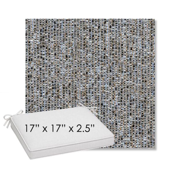 Picture of Tundra Atlantis | Sunbrella® 17" x 17" Outdoor Dining Cushion