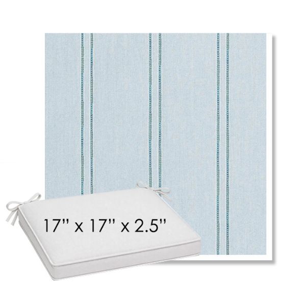 Picture of Wayward Sky | Sunbrella® 17" x 17" Outdoor Dining Cushion
