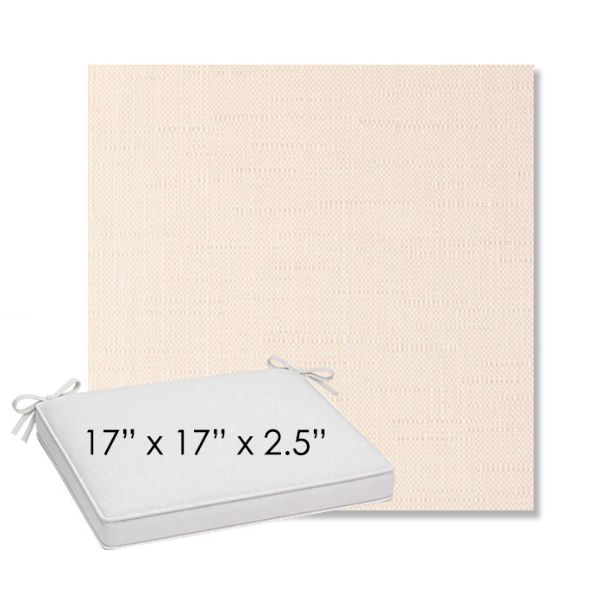 Picture of Willa Cream | Sunbrella® 17" x 17" Outdoor Dining Cushion