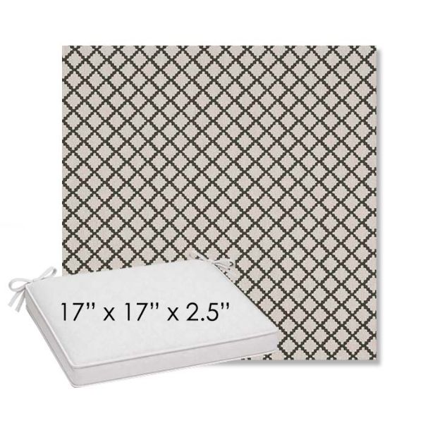 Picture of Yardly Hedge | Sunbrella® 17" x 17" Outdoor Dining Cushion