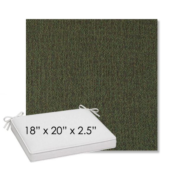 Picture of Abstraction Juniper | Sunbrella® 18" x 20" Outdoor Dining Cushion