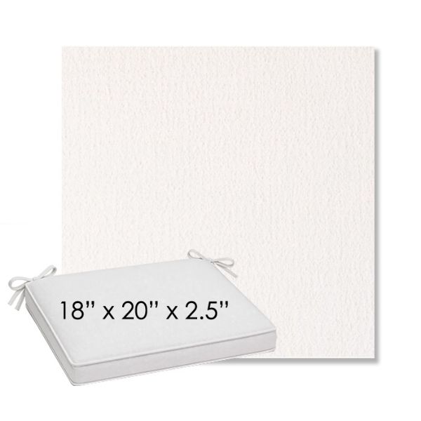 Picture of Abstraction Snow | Sunbrella® 18" x 20" Outdoor Dining Cushion