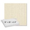 Picture of Abundant Snow | Sunbrella® 18" x 20" Outdoor Dining Cushion