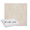 Picture of Adena Sand | Sunbrella® 18" x 20" Outdoor Dining Cushion