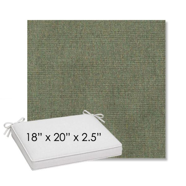 Picture of Ambrose Fern | Sunbrella® 18" x 20" Outdoor Dining Cushion