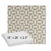 Picture of Assemble Mist | Sunbrella® 18" x 20" Outdoor Dining Cushion
