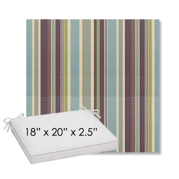 Picture of Brannon Whisper | Sunbrella® 18" x 20" Outdoor Dining Cushion