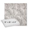 Picture of Calm Graphite | Sunbrella® 18" x 20" Outdoor Dining Cushion
