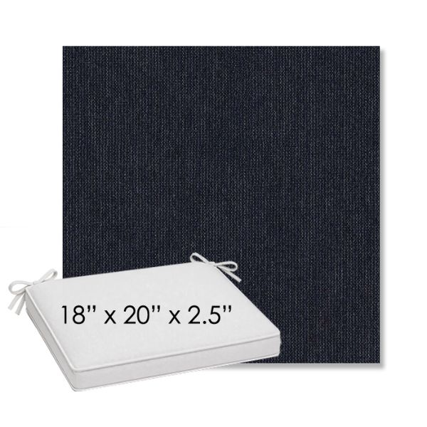 Picture of Canvas Belharra | Sunbrella® 18" x 20" Outdoor Dining Cushion
