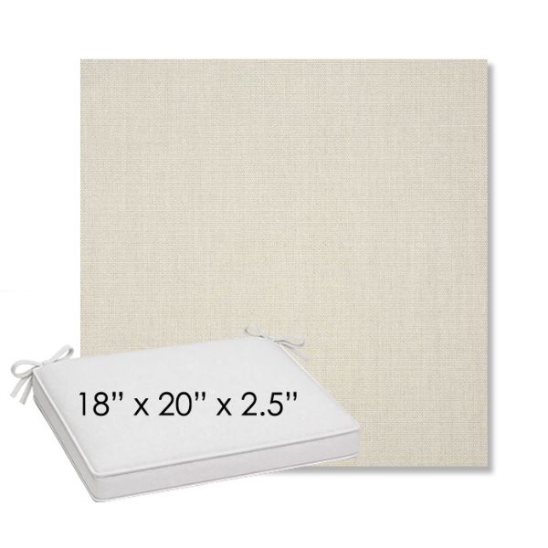 Picture of Canvas Cloud | Sunbrella® 18" x 20" Outdoor Dining Cushion