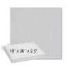 Picture of Canvas Marble | Sunbrella® 18" x 20" Outdoor Dining Cushion
