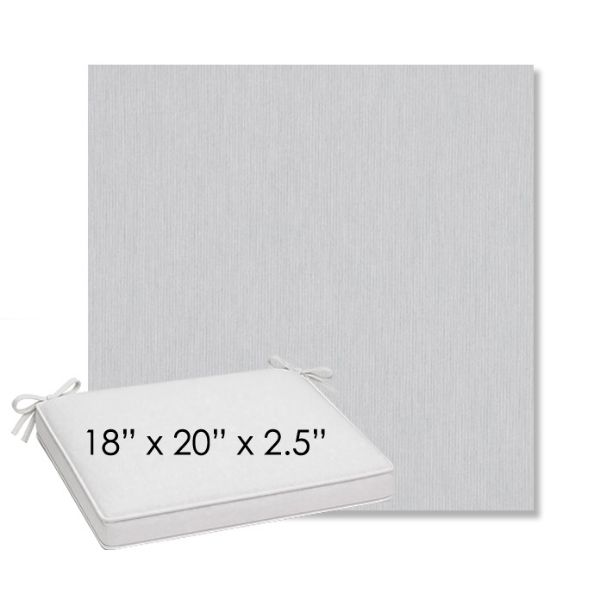Picture of Canvas Marble | Sunbrella® 18" x 20" Outdoor Dining Cushion