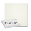 Picture of Canvas White | Sunbrella® 18" x 20" Outdoor Dining Cushion