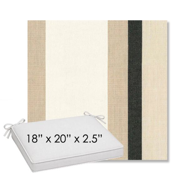 Picture of Canyon Verdon | Sunbrella® 18" x 20" Outdoor Dining Cushion
